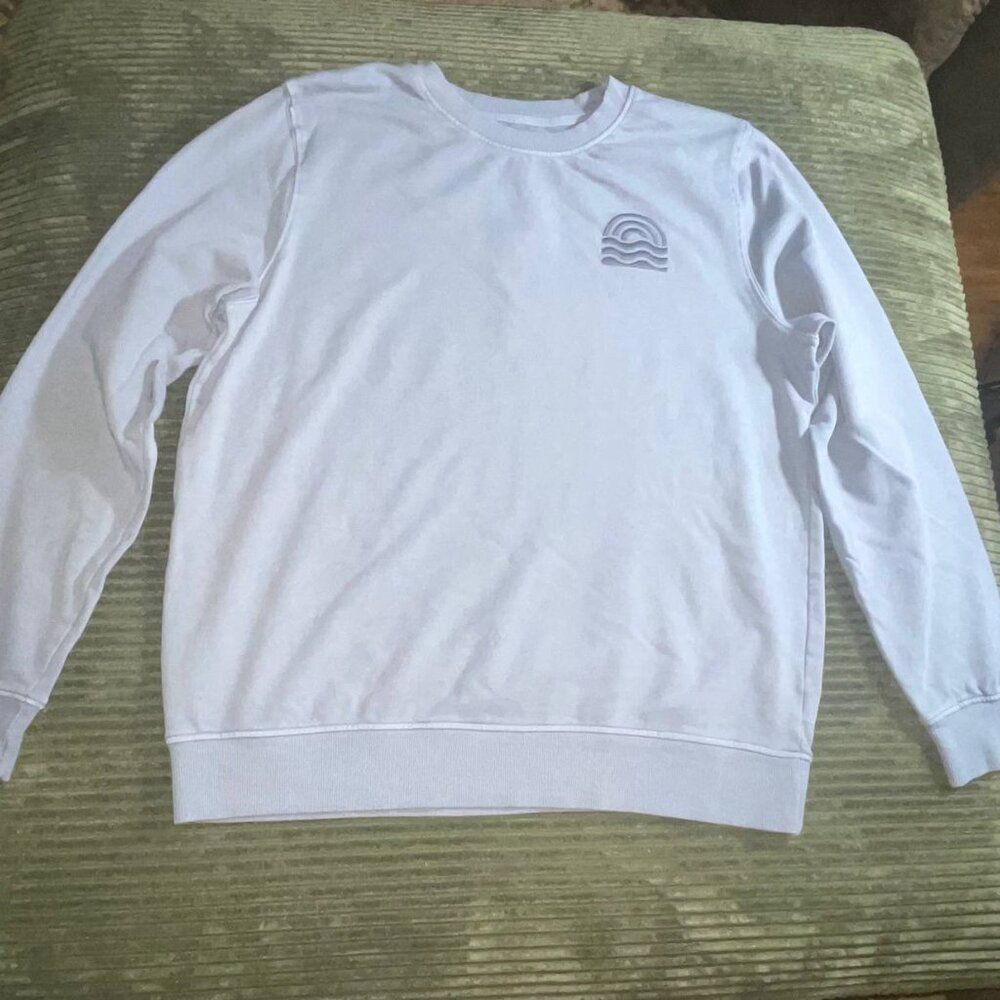 Men's NWT Goodfellow & Co. Lt. Blue Long Sleeve Pullover Sweatshirt Size Large - Picture 7 of 8
